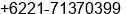 Phone number of Mr. J. Naftaly at Bekasi